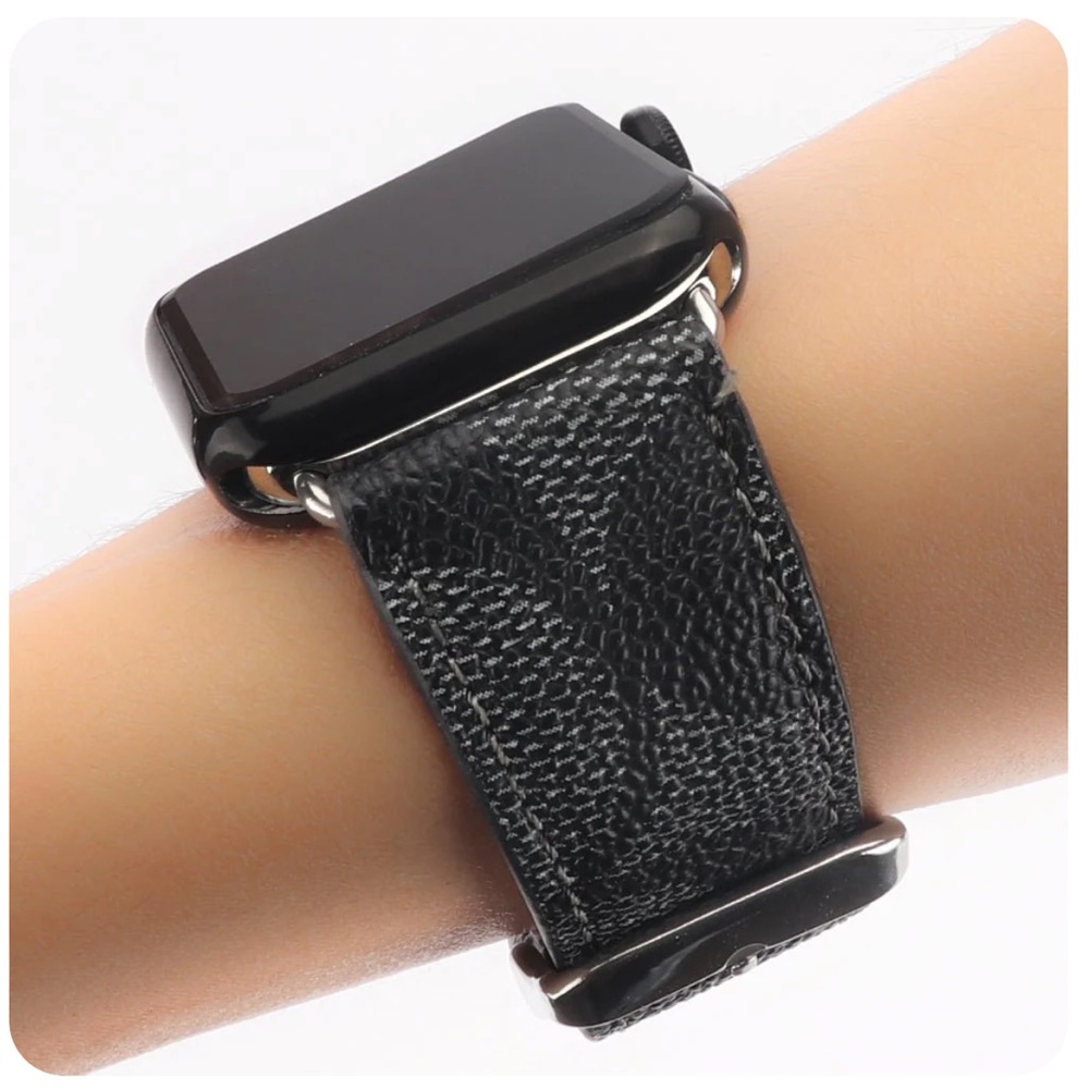 Black Coach Luxury Watch Band